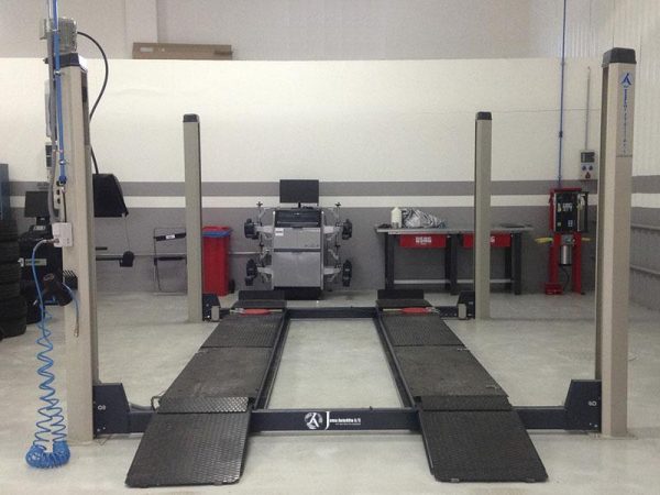 4 Post car lift - hydraulic - 5000kg - Euro line (JA5000F-E) - Image 3