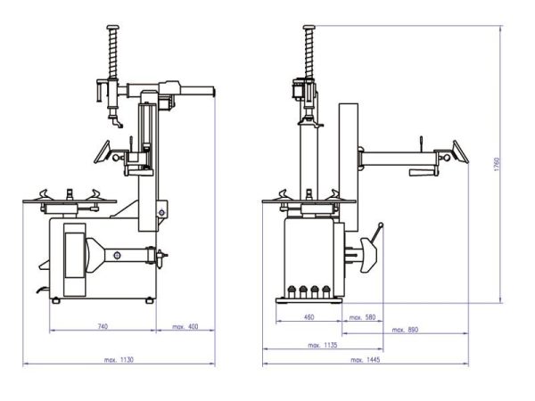 Tyre changer - Euro line (DWB-9-E) - Image 7