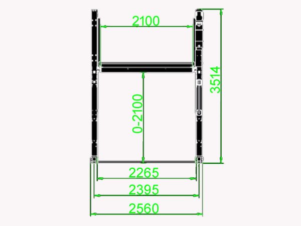 2-Post parking lift - Basic line (JA2700PA) - Image 12