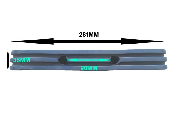 Rubber door protection for 2 Post lift - Basic line (JA0010RB) - Image 4