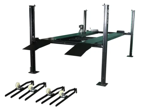 APlusLift 8000LB 4-Post Extra Long/Wide/Tall Storage Service Car Lift (HW-8SXLT)