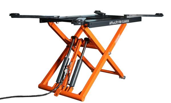 APlusLift 6,600LB Portable Mid-Rise Scissor Lift – HW-SL6600X